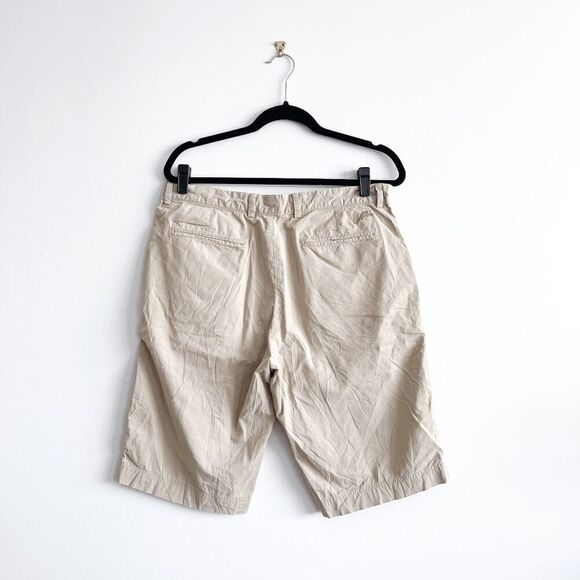 Tommy Bahama Mens Stripe Lined Flat Front Chino Short Tan Size 34 - Picture 2 of 9